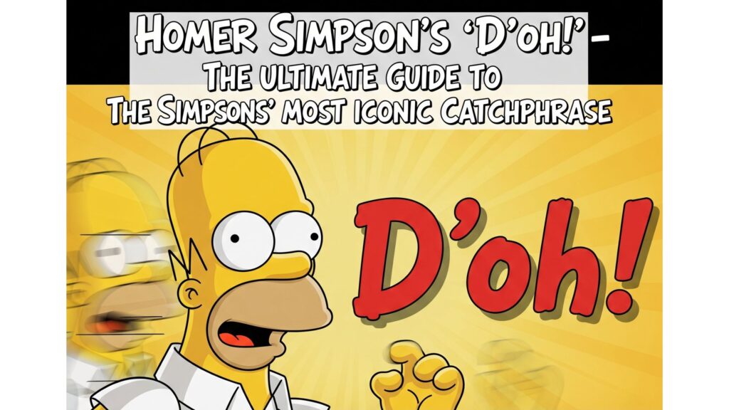 Homer Simpson's D'oh! The Ultimate Guide to The Simpsons' Most Iconic Catchphrase